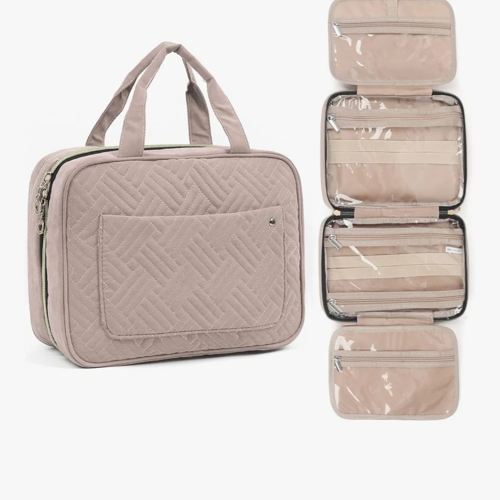 Hanging Beige Travel Organizer